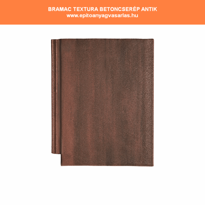 BRAMAC TEXTURA Antik beton tetőcserép