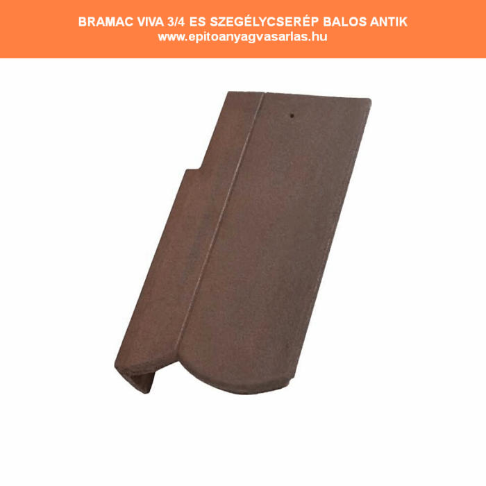 BRAMAC VIVA Antik 3/4-es szegélycserép jobbos és balos - Image 3