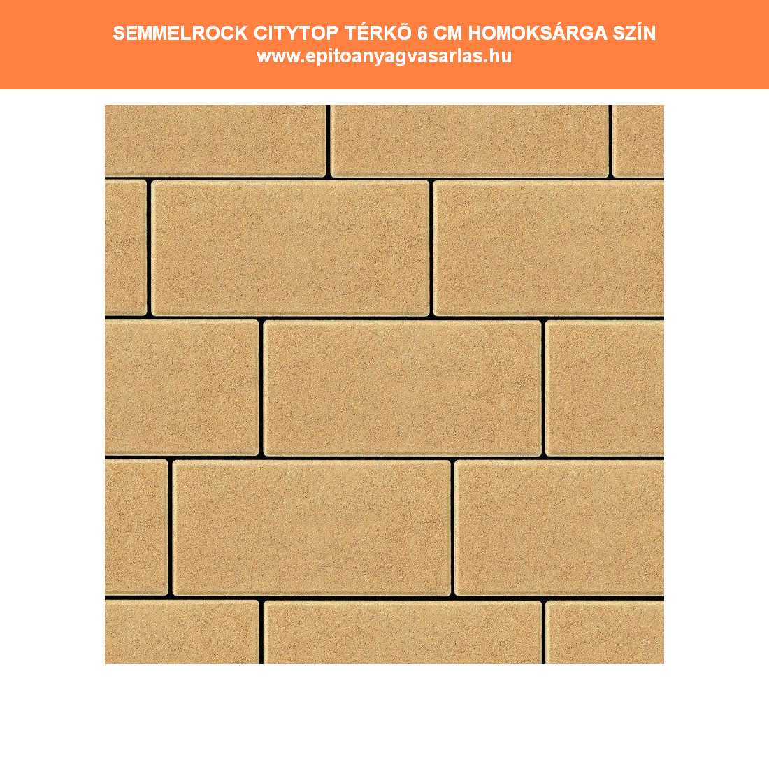 SEMMELROCK Citytop térkő 10 x 20 x 6 cm - Image 5