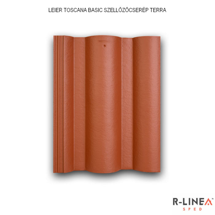 LEIER Toscana BASIC szellőzőcserép TERRA kupak nélkül
