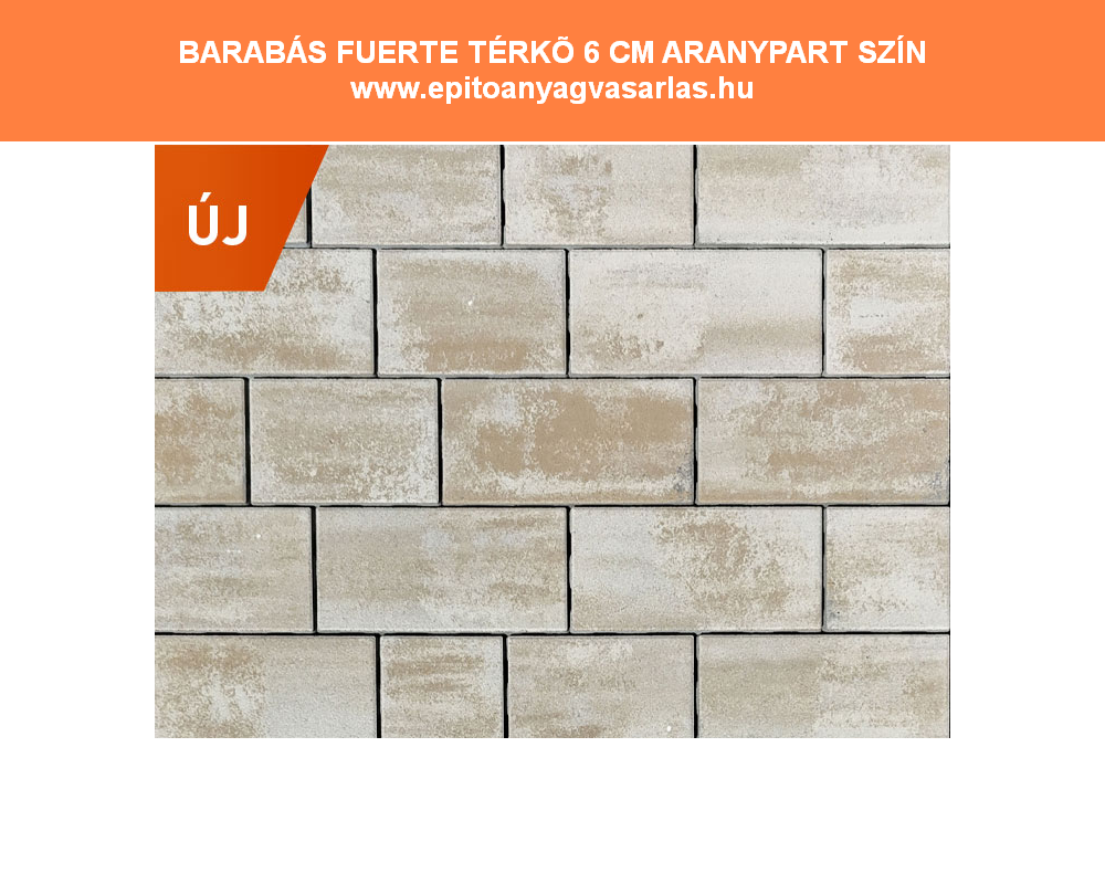 BARABÁS Fuerte térkő 6 cm - Image 5
