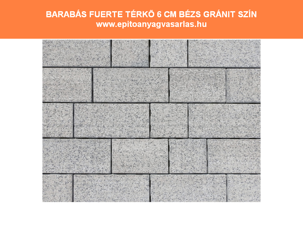BARABÁS Fuerte térkő 6 cm - Image 4
