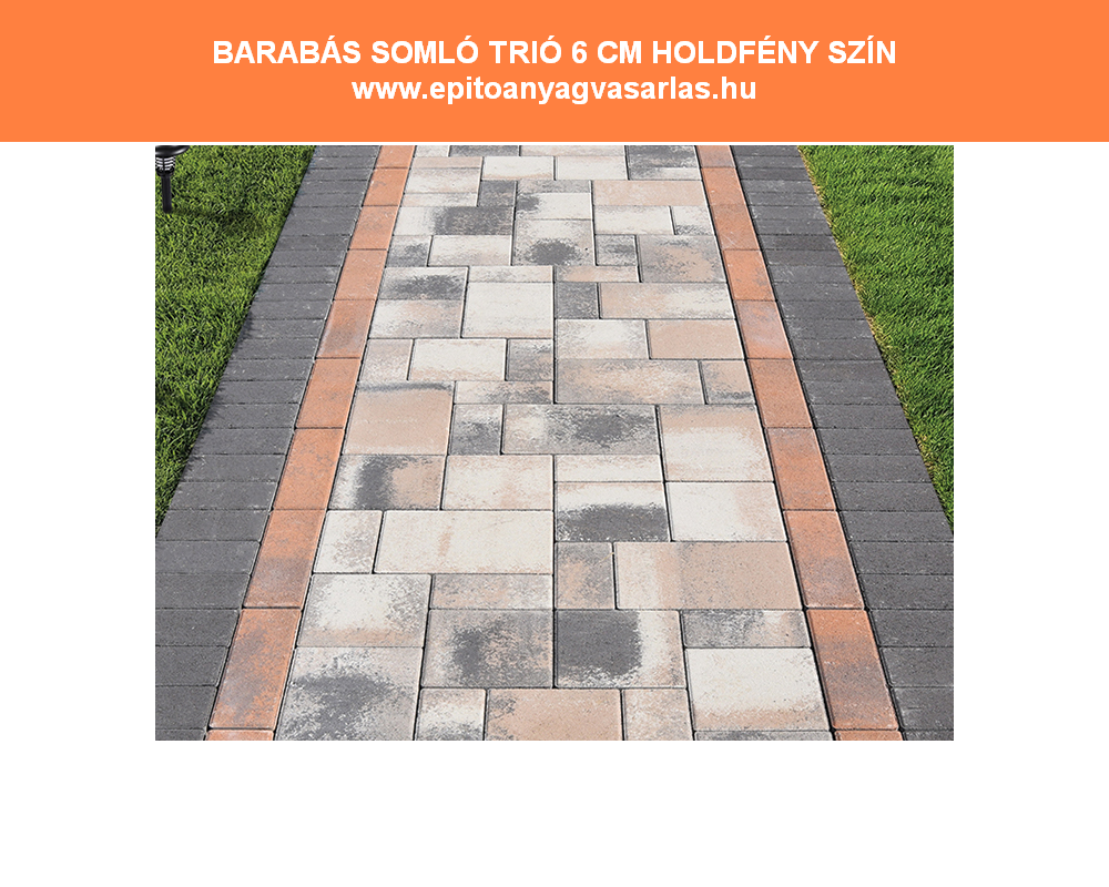 BARABÁS Somló Trió térkő 6 cm - Image 6
