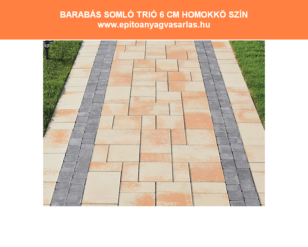 BARABÁS Somló Trió térkő 6 cm - Image 5