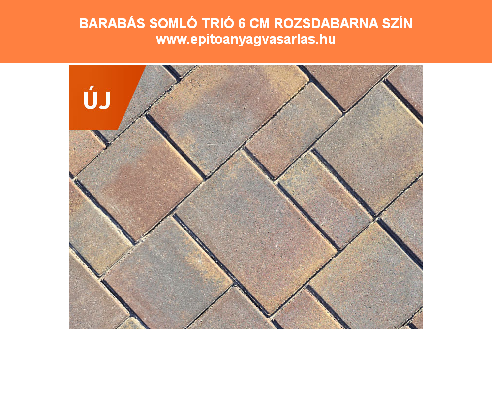 BARABÁS Somló Trió térkő 6 cm - Image 4