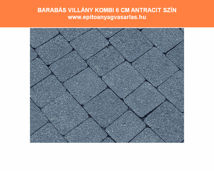 BARABÁS Villány kombi térkő 6 cm