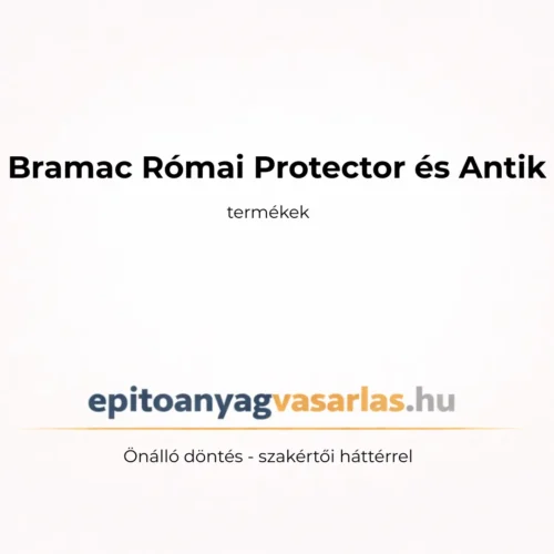 BRAMAC RÓMAI PROTECTOR ÉS ANTIK TETŐCSERÉP ÉS BETON KIEGÉSZÍTŐI