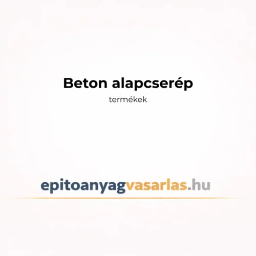 Beton alapcserepek