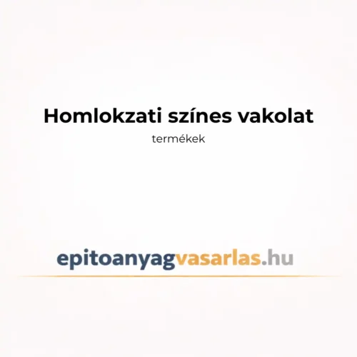 HOMLOKZATI SZÍNES VAKOLATOK
