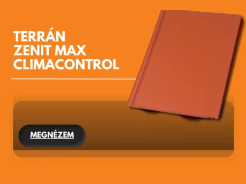TERRÁN ZENIT MAX CLIMACONTROL TETŐCSERÉP ÉS BETON KIEGÉSZÍTŐI