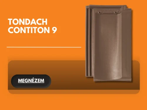 TONDACH CONTITON 9 (VOLT NATIVA ÉS BOLERO) KERÁMIA TETŐCSERÉP ÉS KIEGÉSZÍTŐI