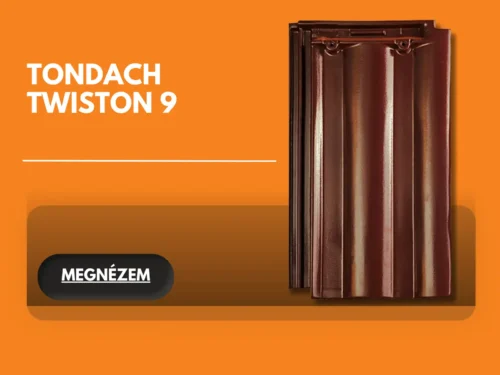 TONDACH TWISTON 9 (VOLT NATIVA PLUS ÉS TWIST) KERÁMIA TETŐCSERÉP ÉS KIEGÉSZÍTŐI
